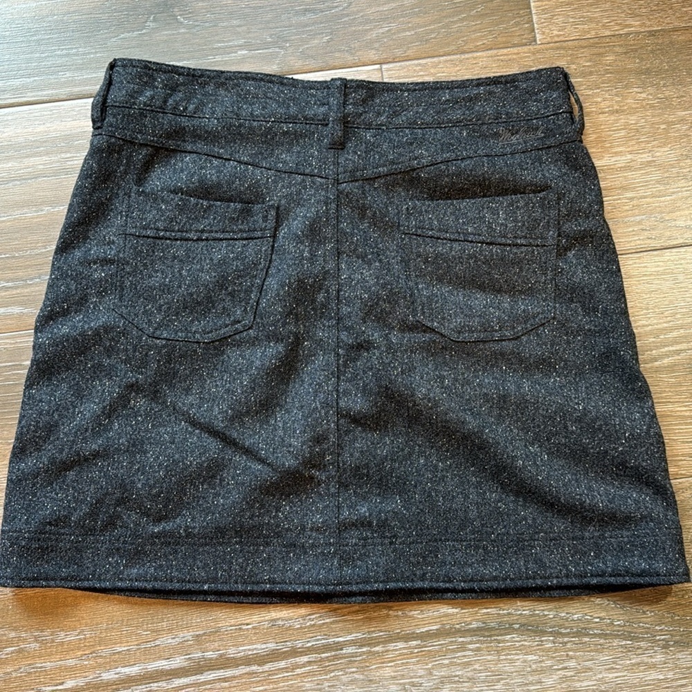 Woolrich charcoal wool blend skirt size 12 - Picture 9 of 10
